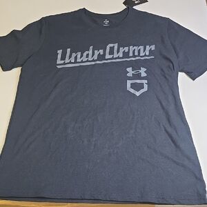 Under Armour Men's Dark Gray Graphic Tee